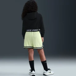 Nike Pro Fleece Trainingsjack Hooded Kids Zwart Wit