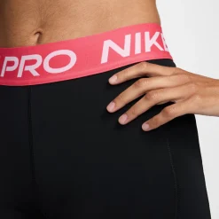 Nike Pro Leak Protection Sportbroekje Dames Zwart Roze Wit