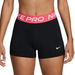 Nike Pro Leak Protection Sportbroekje Dames Zwart Roze Wit