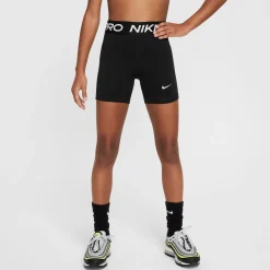Nike Pro Leak Protection Sportbroekje Meisjes Zwart Wit