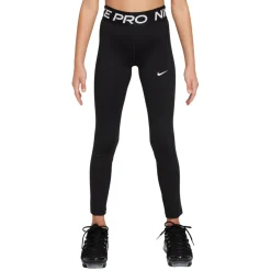 Nike Pro Leak Protection Sportlegging Meisjes Zwart Wit