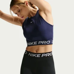 Nike Pro 365 Mid-Rise Sportbroekje Dames (13cm) Zwart Wit