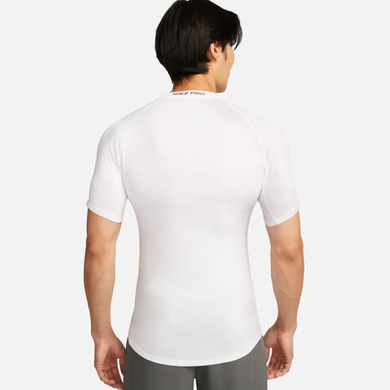 Nike Pro Ondershirt Korte Mouwen Wit Zwart