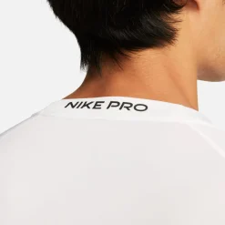 Nike Pro Ondershirt Korte Mouwen Wit Zwart