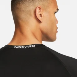 Nike Pro Ondershirt Korte Mouwen Zwart