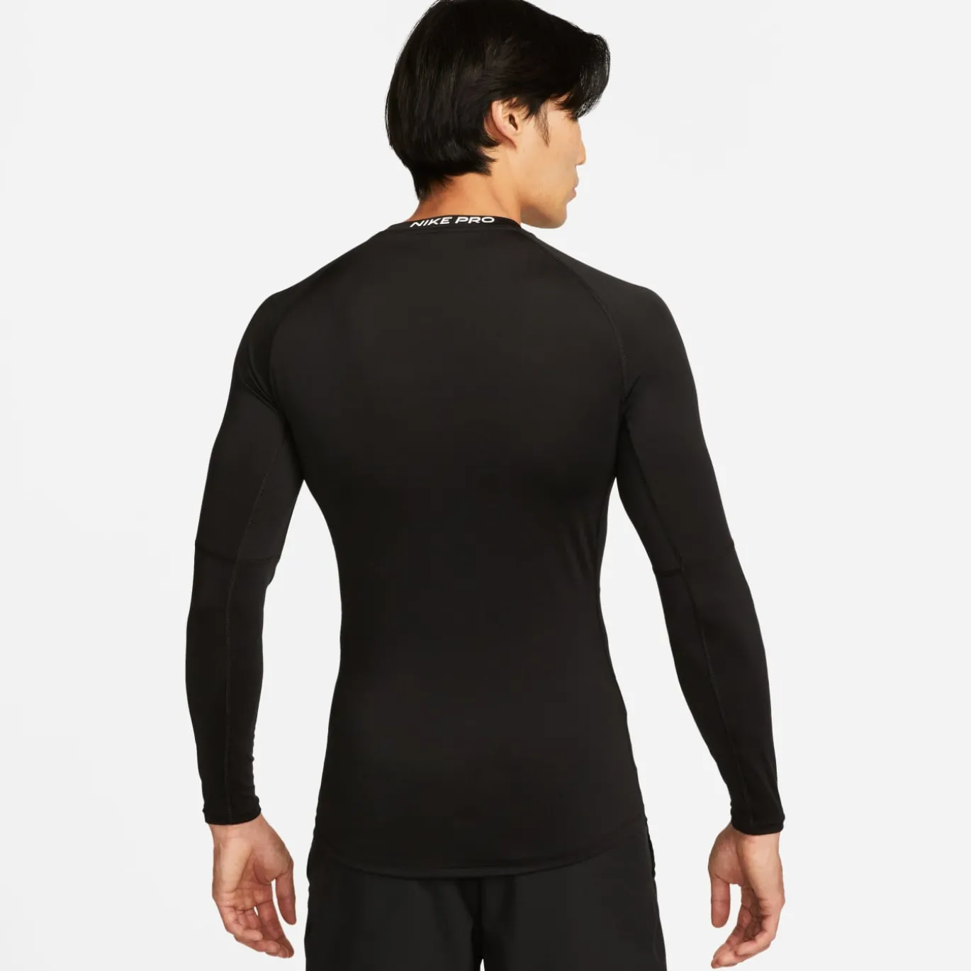 Nike Pro Ondershirt Lange Mouwen Zwart Wit