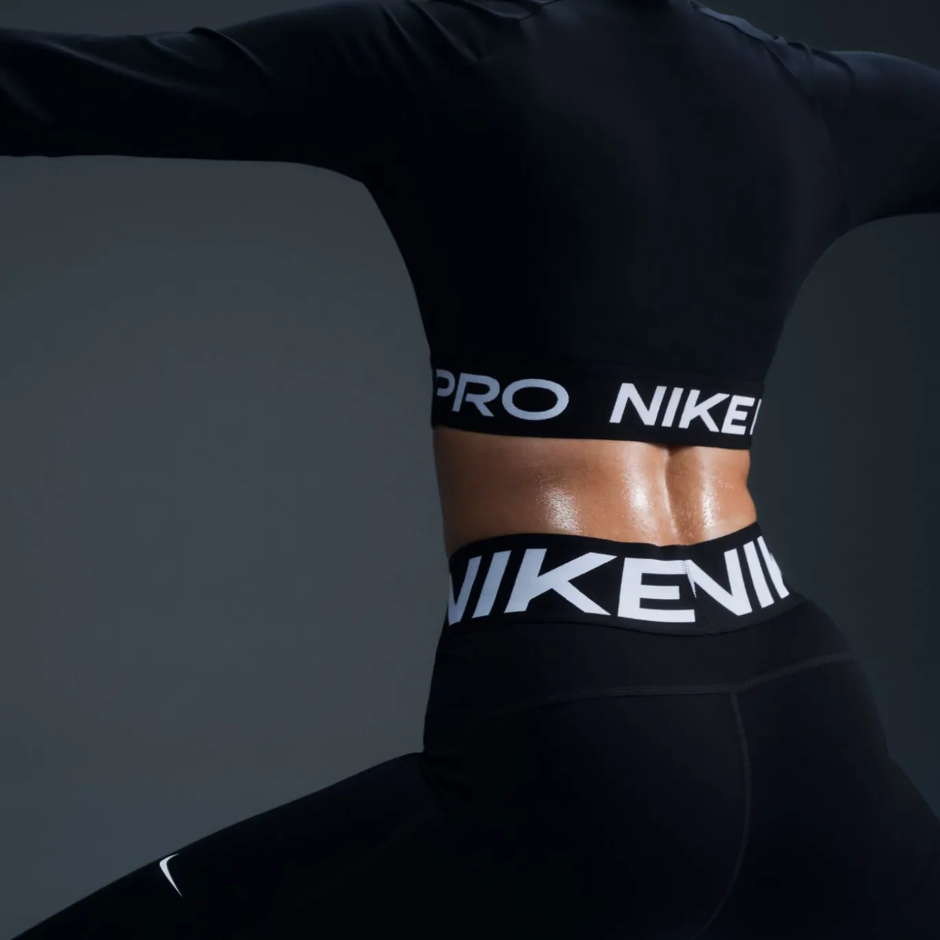 Nike Pro Sculpt Sportlegging Dames Zwart Wit