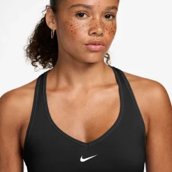 Nike Pro Seamless Tanktop Dames Zwart Wit