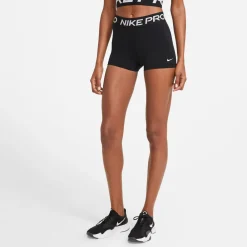 Nike Pro 365 Short Dames Zwart Wit