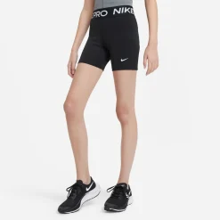 Nike Pro Slidingbroekje Meisjes Zwart Wit