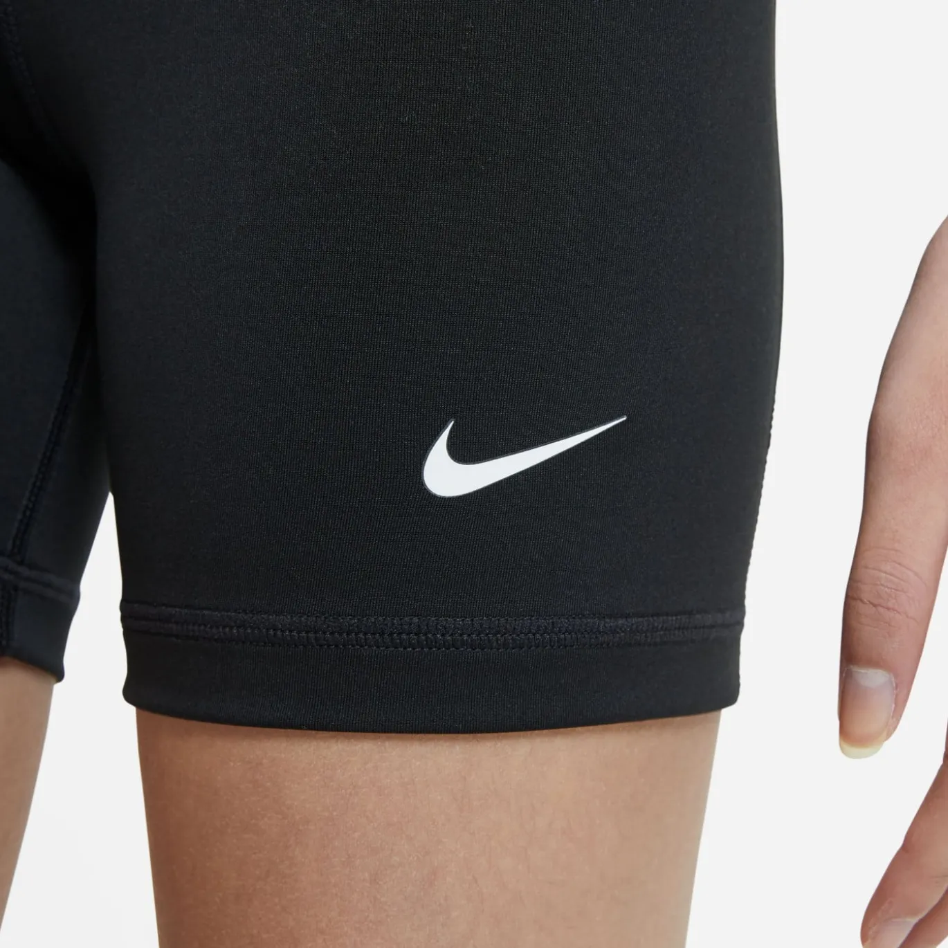 Nike Pro Slidingbroekje Meisjes Zwart Wit