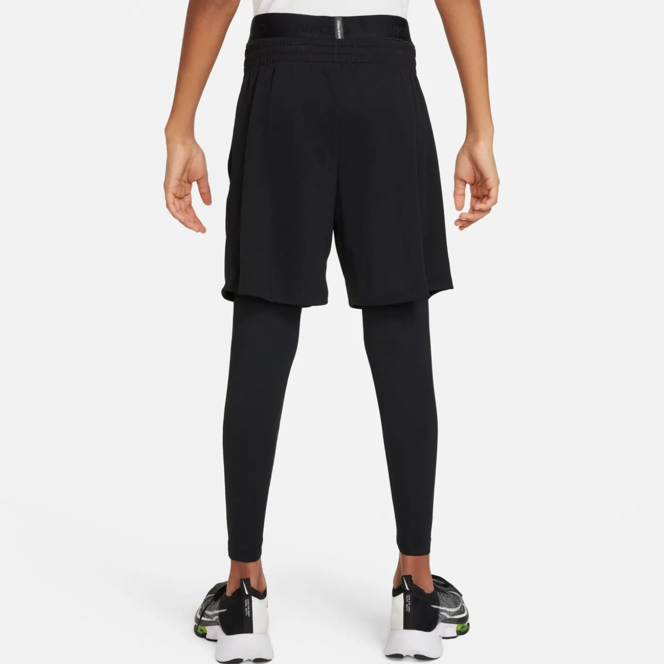 Nike Pro Sportlegging Jongens Zwart Wit