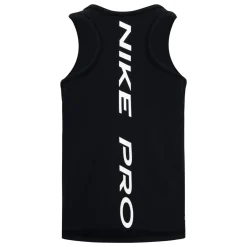 Nike Pro Tanktop Meisjes Zwart Wit
