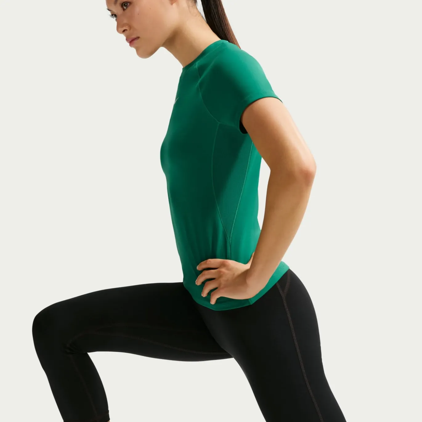Nike Pro Tight Legging Dames Zwart Zilver