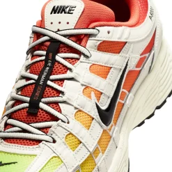 Nike P-6000 Sneakers Gebroken Wit Oranje Geel Zwart