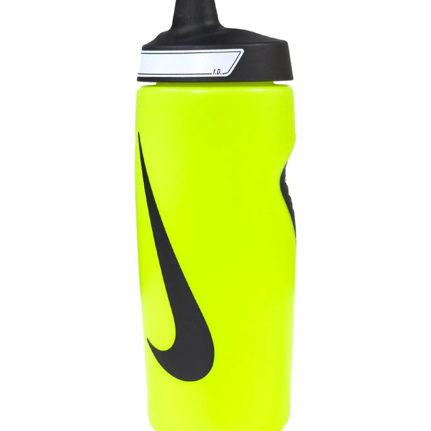 Nike Refuel Bidon Grip 550ML Felgeel Zwart Wit
