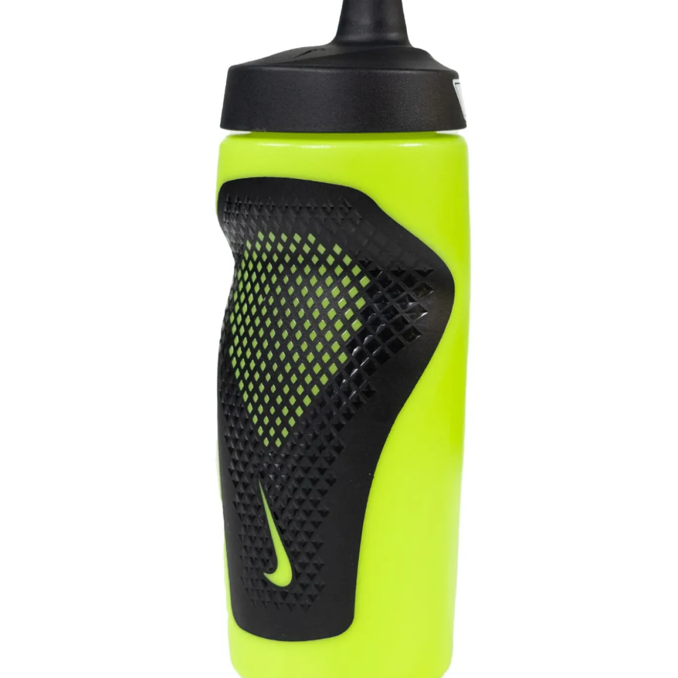 Nike Refuel Bidon Grip 550ML Felgeel Zwart Wit