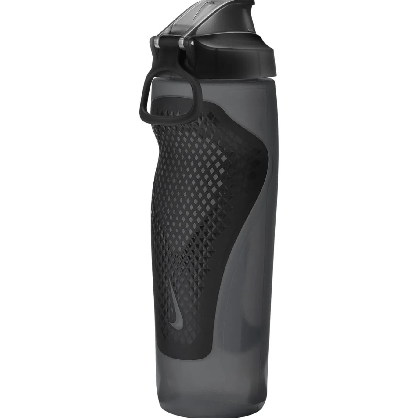 Nike Refuel Bidon Met Rietje 710ML Zwart Donkergrijs Zilver