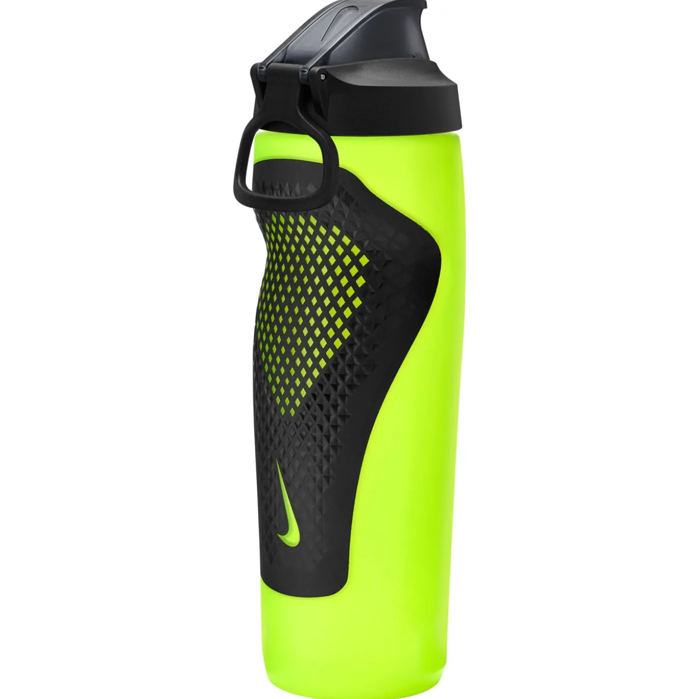 Nike Refuel Locking Bidon 709ML Neongeel Zwart