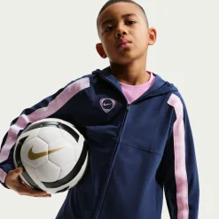 Nike Repel Jack Kids Donkerblauw Lichtblauw Lichtroze