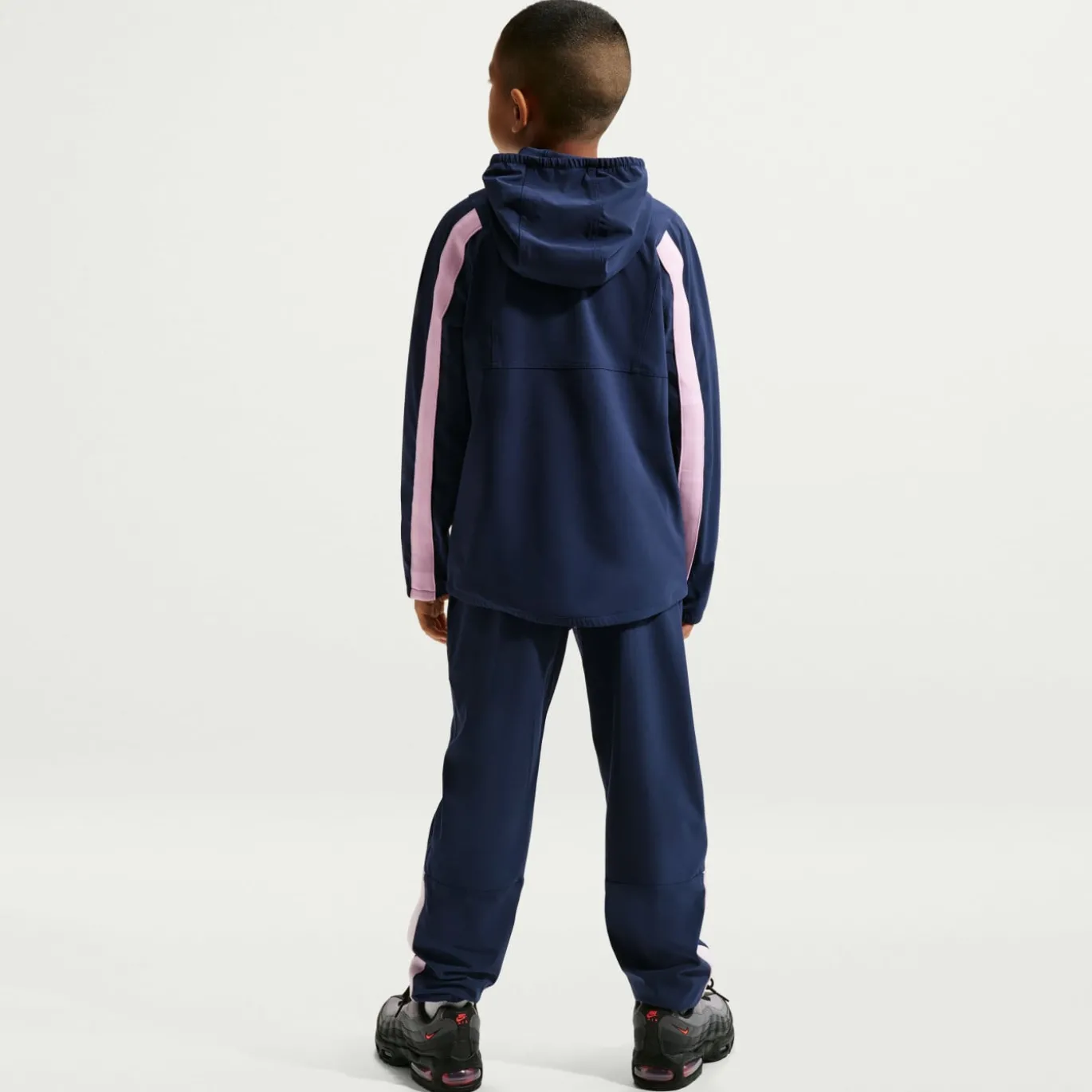 Nike Repel Trainingspak Kids Donkerblauw Lichtblauw Lichtroze