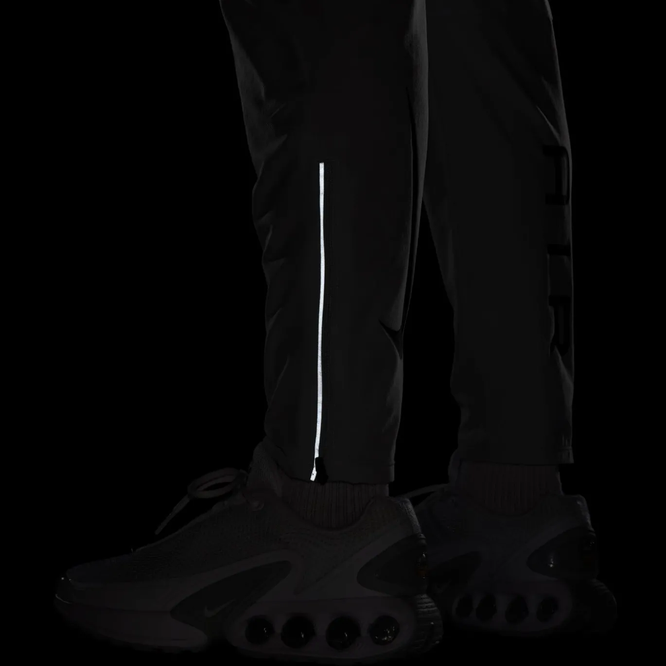 Nike Sportswear Air Trainingsbroek Lichtgrijs Zwart Zilver