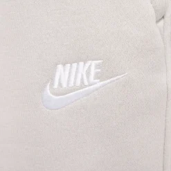 Nike Sportswear Club Big Logo Fleece Hoodie Trainingspak Kids Grijs Wit