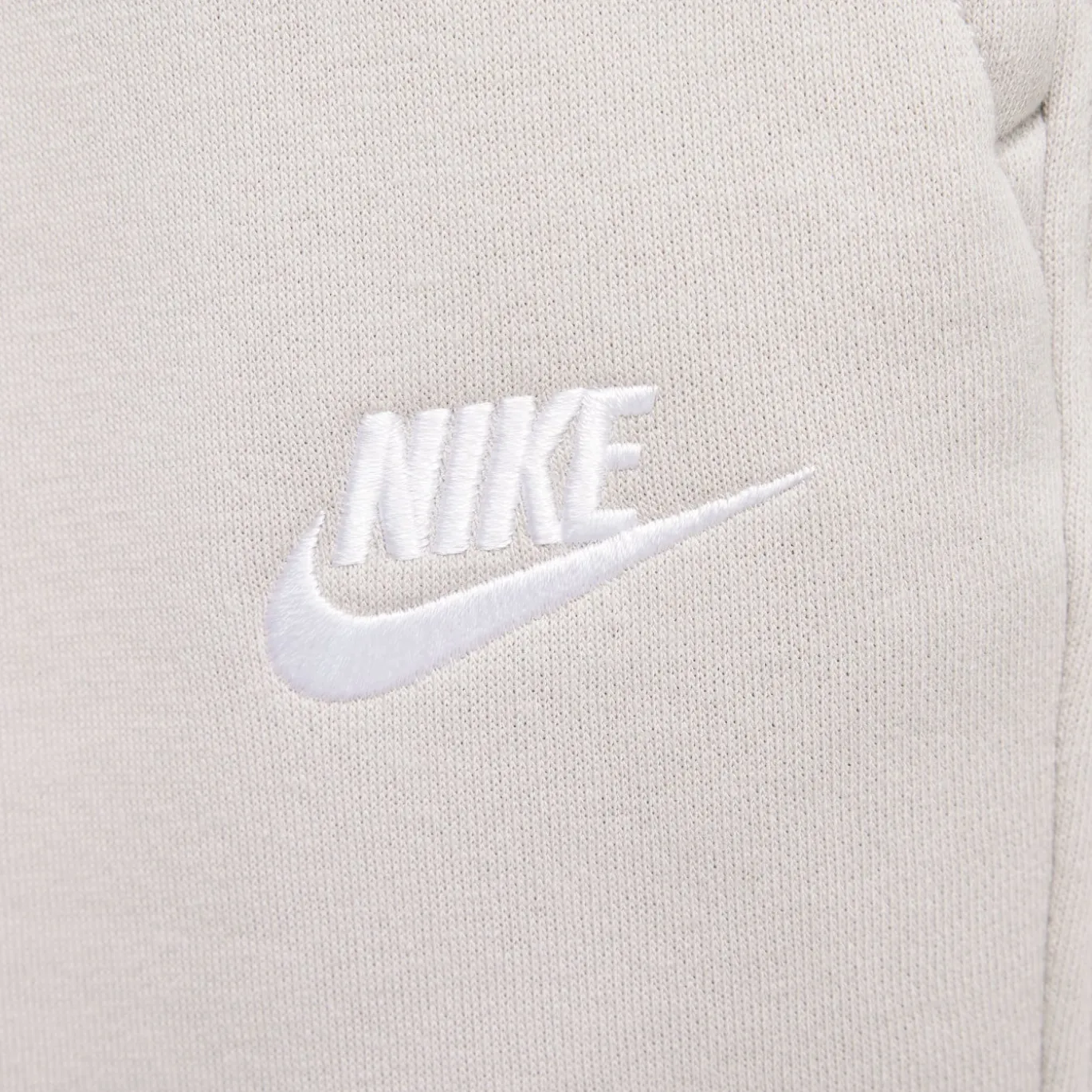 Nike Sportswear Club Big Logo Fleece Hoodie Trainingspak Kids Grijs Wit