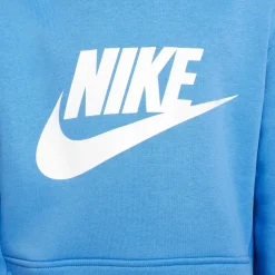 Nike Sportswear Club Big Logo Fleece Hoodie Trainingspak Kids Blauw Wit