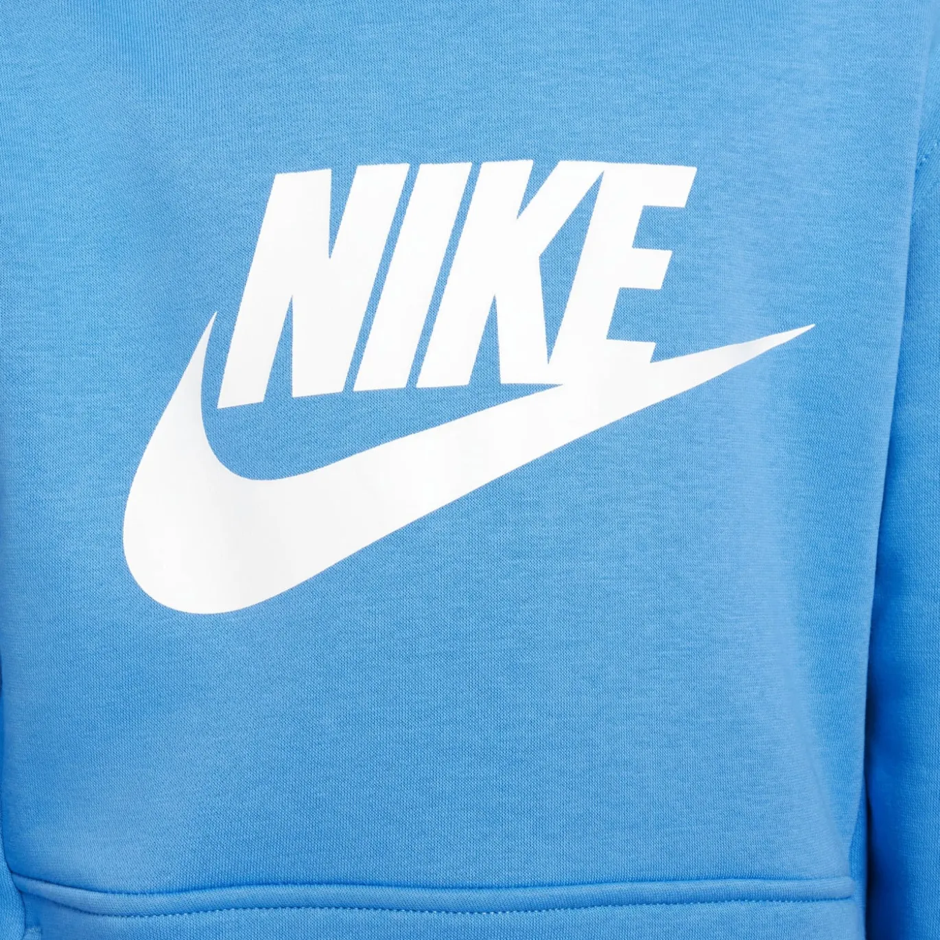 Nike Sportswear Club Big Logo Fleece Hoodie Trainingspak Kids Blauw Wit
