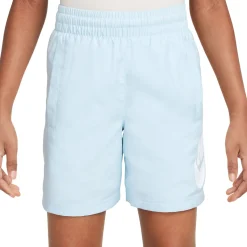 Nike Sportswear Club Broekje Woven Kids Lichtblauw Wit