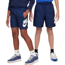 Nike Sportswear Club Broekje Woven Kids Donkerblauw Wit
