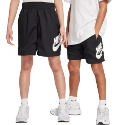 Nike Sportswear Club Broekje Woven Kids Zwart Wit