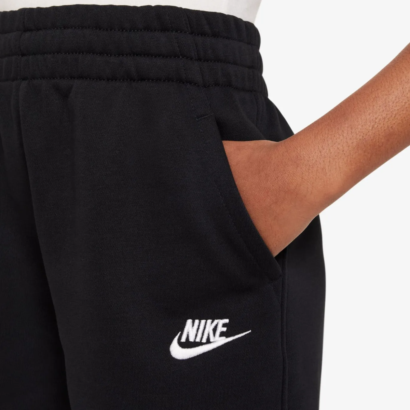 Nike Sportswear Club Fleece Broekje Kids Zwart Wit