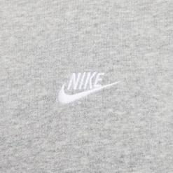 Nike Sportswear Club Fleece Crew Sweater Lichtgrijs Wit