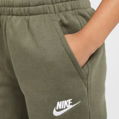 Nike Sportswear Club Fleece Crew Trainingspak Kids Olijfgroen Wit
