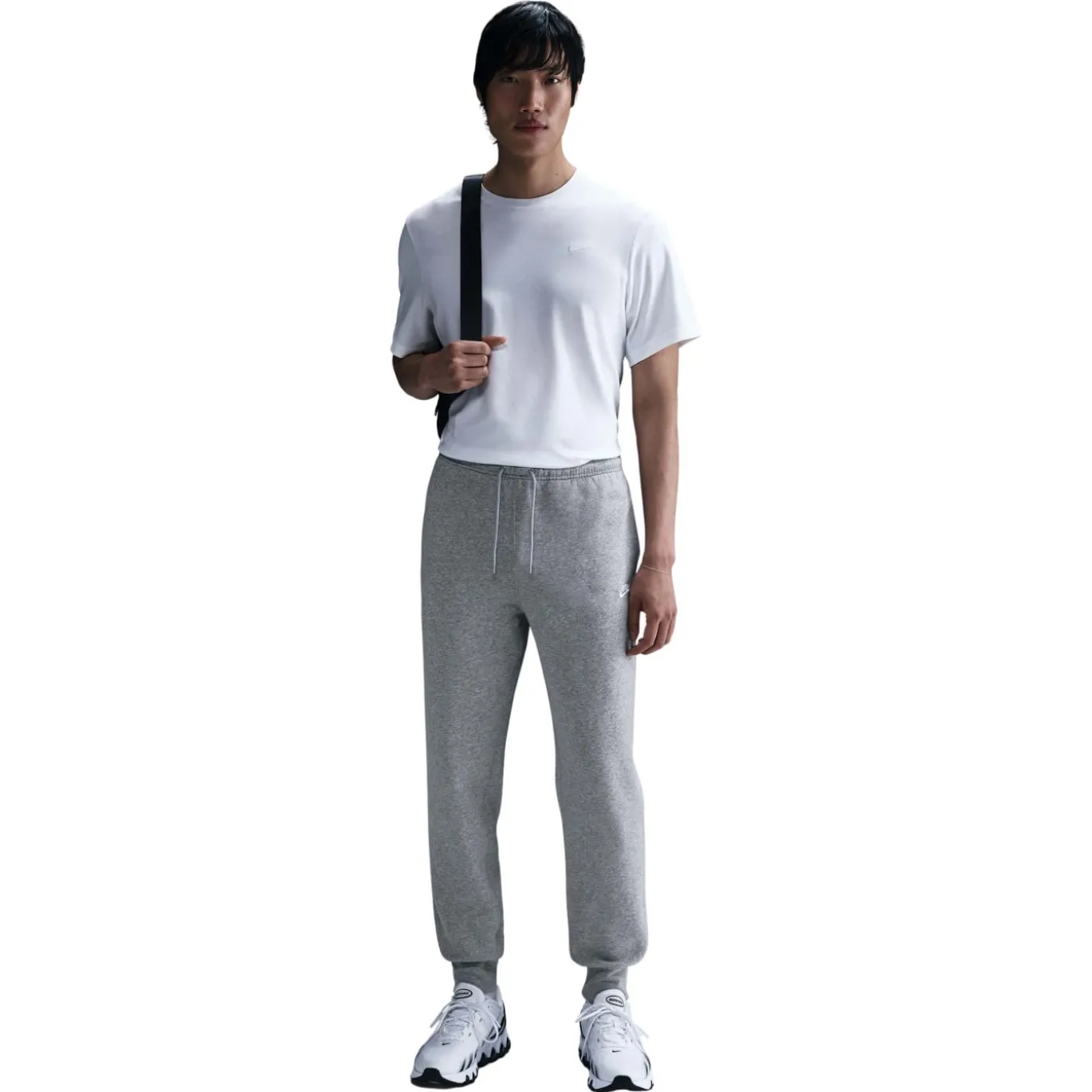 Nike Sportswear Club Fleece Crew Joggingpak Grijs Wit