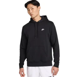 Nike Sportswear Club Fleece Hoodie Zwart Wit