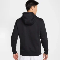Nike Sportswear Club Fleece Hoodie Zwart Wit