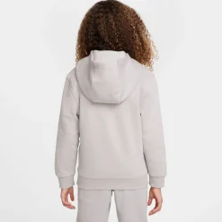 Nike Sportswear Club Fleece Hoodie Trainingspak Kids Grijs Wit