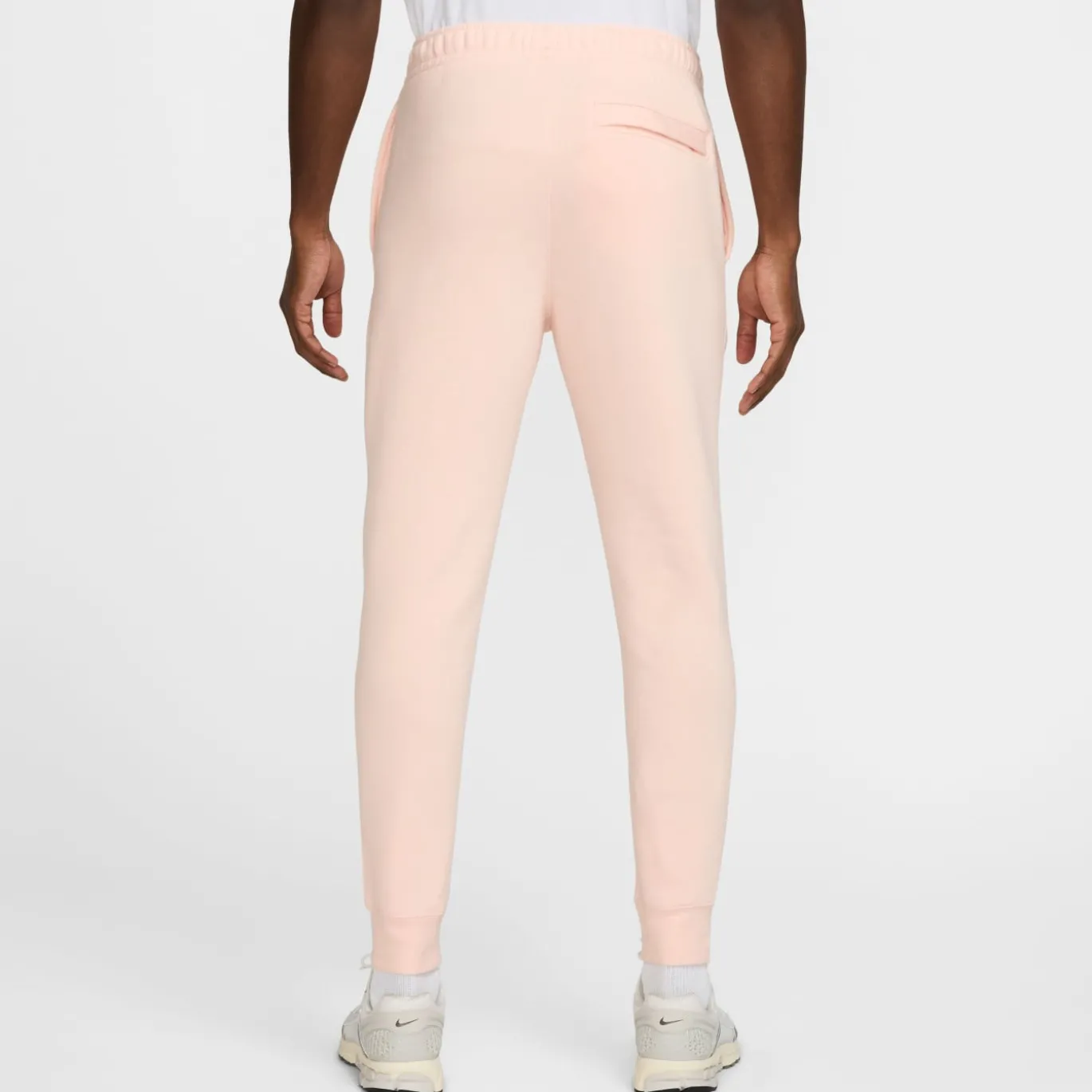 Nike Sportswear Club Fleece Joggingbroek Lichtroze Wit