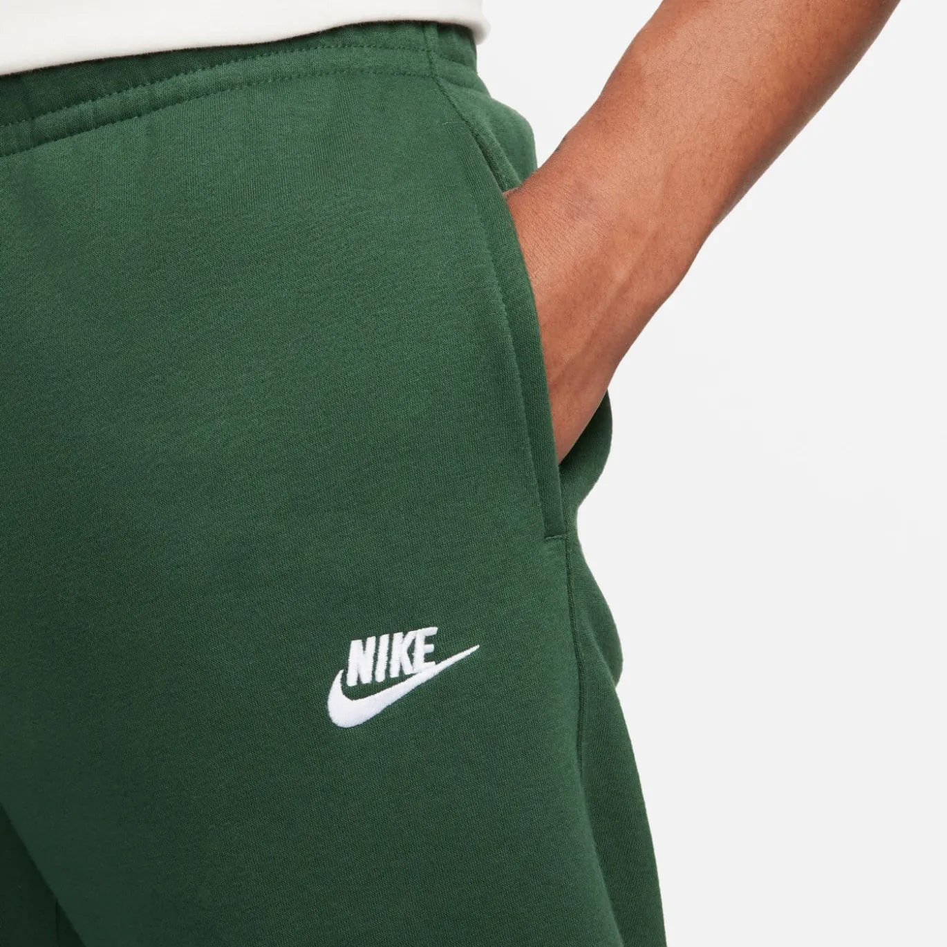 Nike Sportswear Club Fleece Jogger Groen Wit