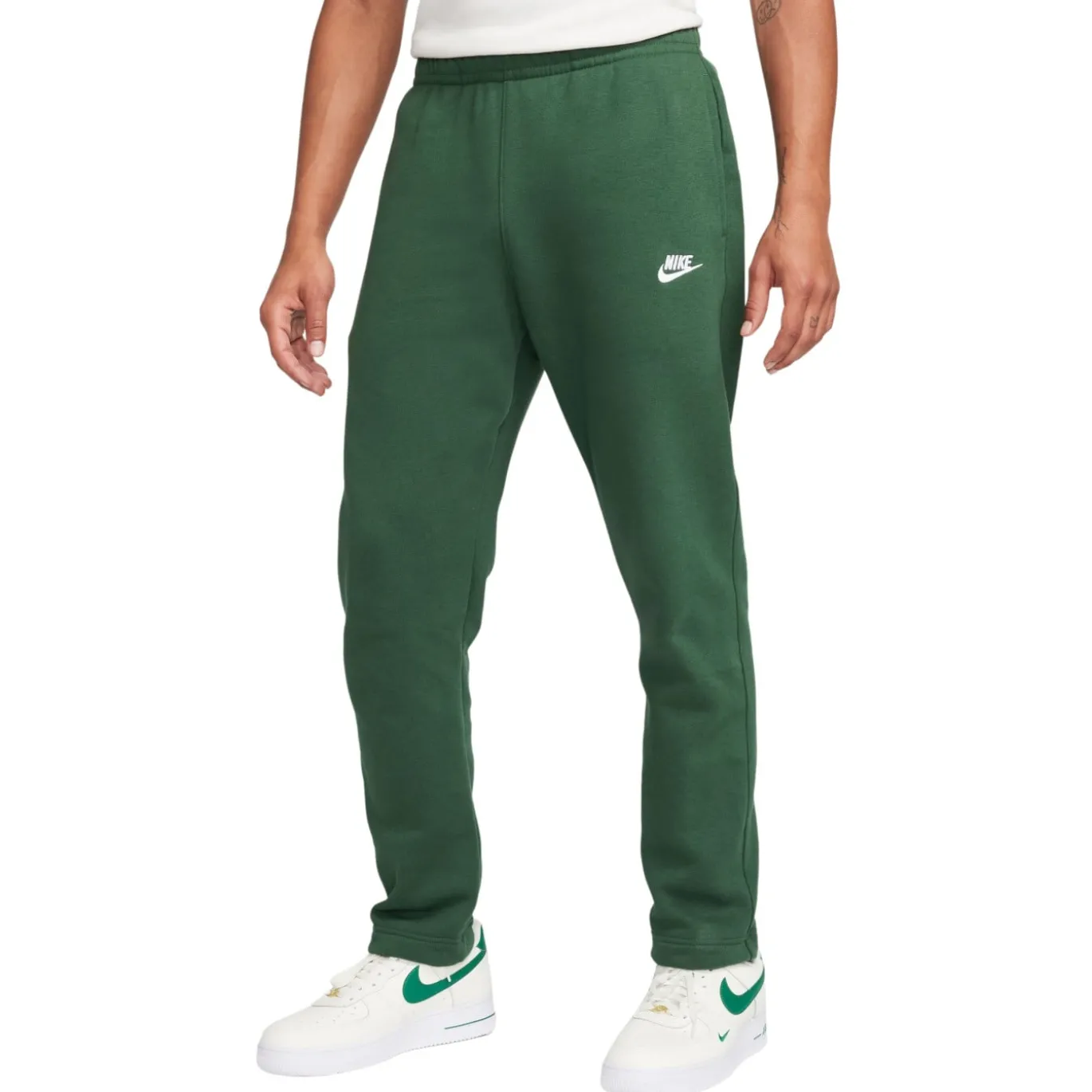 Nike Sportswear Club Fleece Jogger Groen Wit