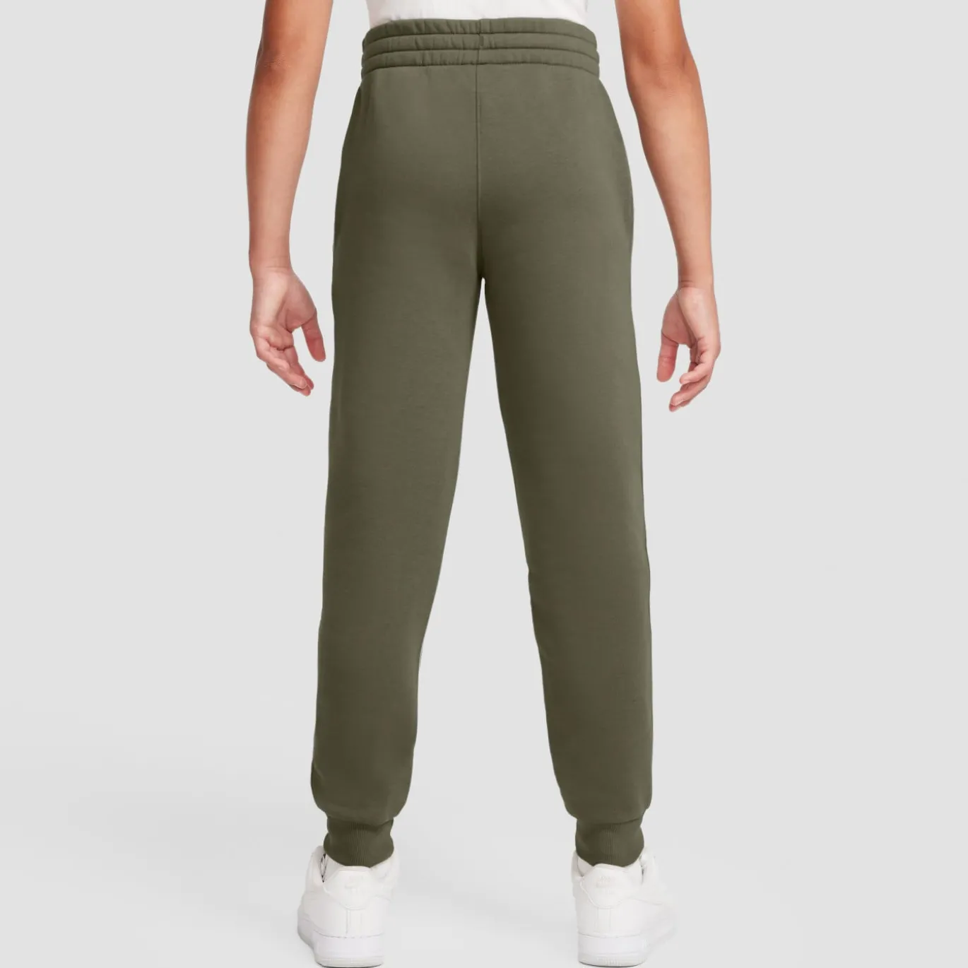 Nike Sportswear Club Fleece Joggingbroek Kids Olijfgroen Wit