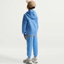 Nike Sportswear Club Fleece Joggingbroek Kids Blauw Wit