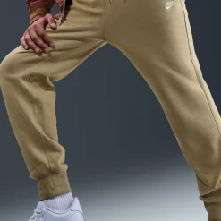 Nike Sportswear Club Fleece Joggingbroek Beige Wit