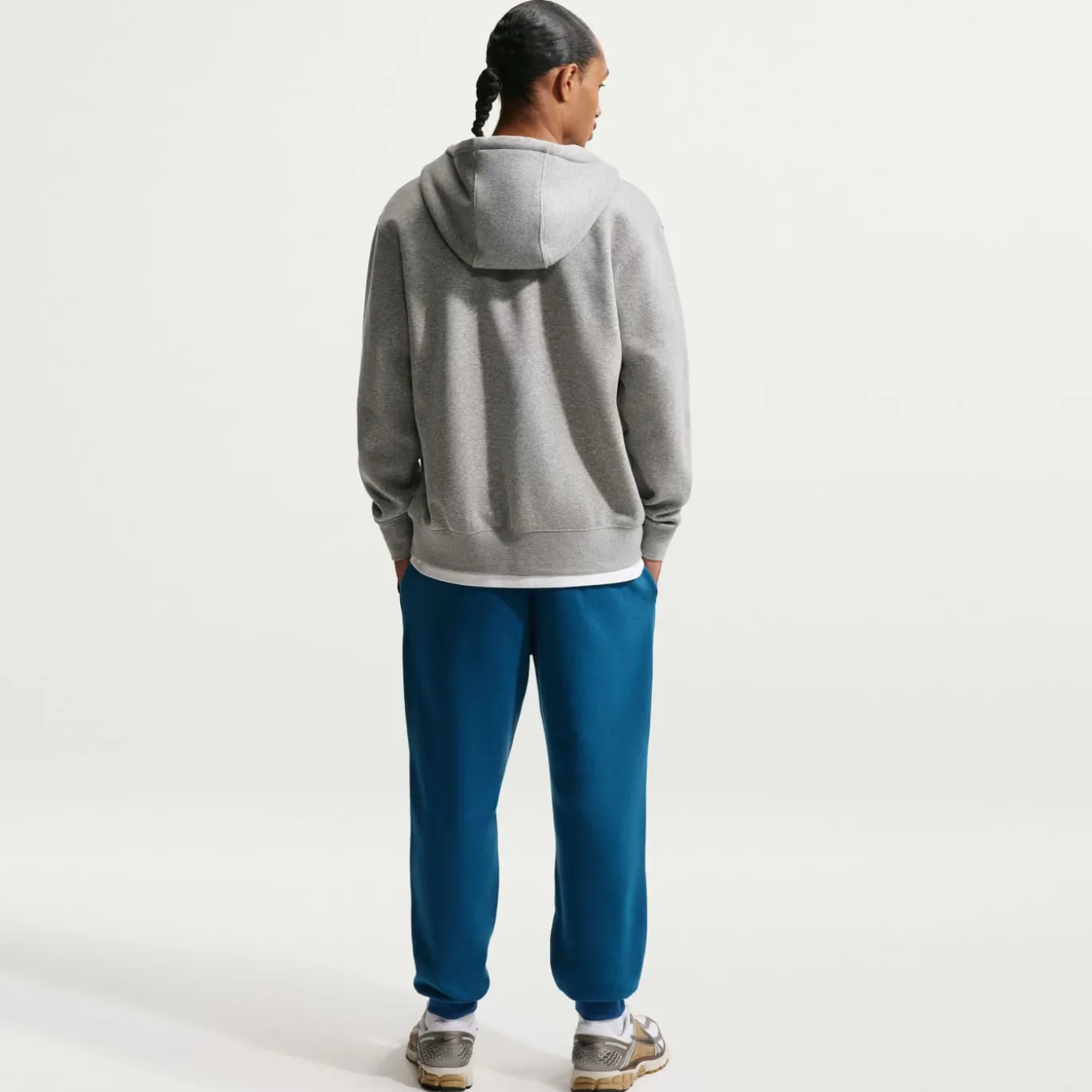 Nike Sportswear Club Fleece Joggingbroek Donkerblauw Beige
