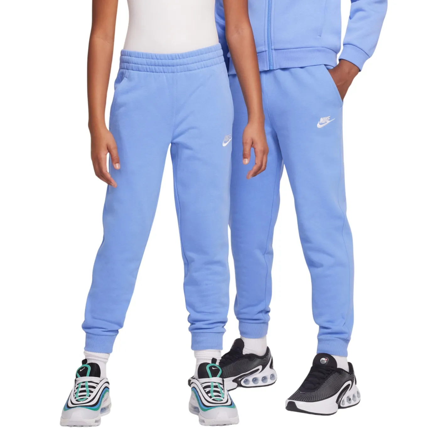 Nike Sportswear Club Fleece Joggingbroek Kids Paarsblauw Wit