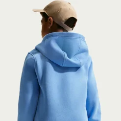 Nike Sportswear Club Fleece Joggingpak Hooded Kids Blauw Wit