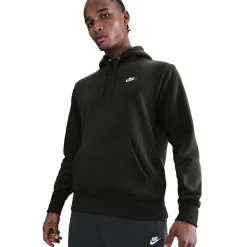 Nike Sportswear Club Fleece Joggingpak Hooded Donkergroen Wit